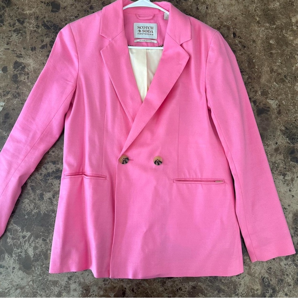 Scotch & Soda Pink Women's Blazer